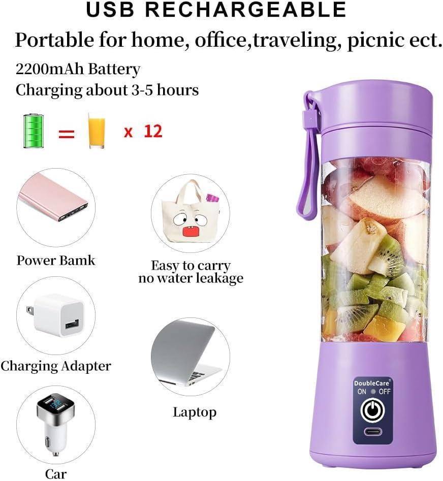 Multicolor Electric Juicer Blender - 1 Pc Portable & Multifunctional Kitchen Gadget